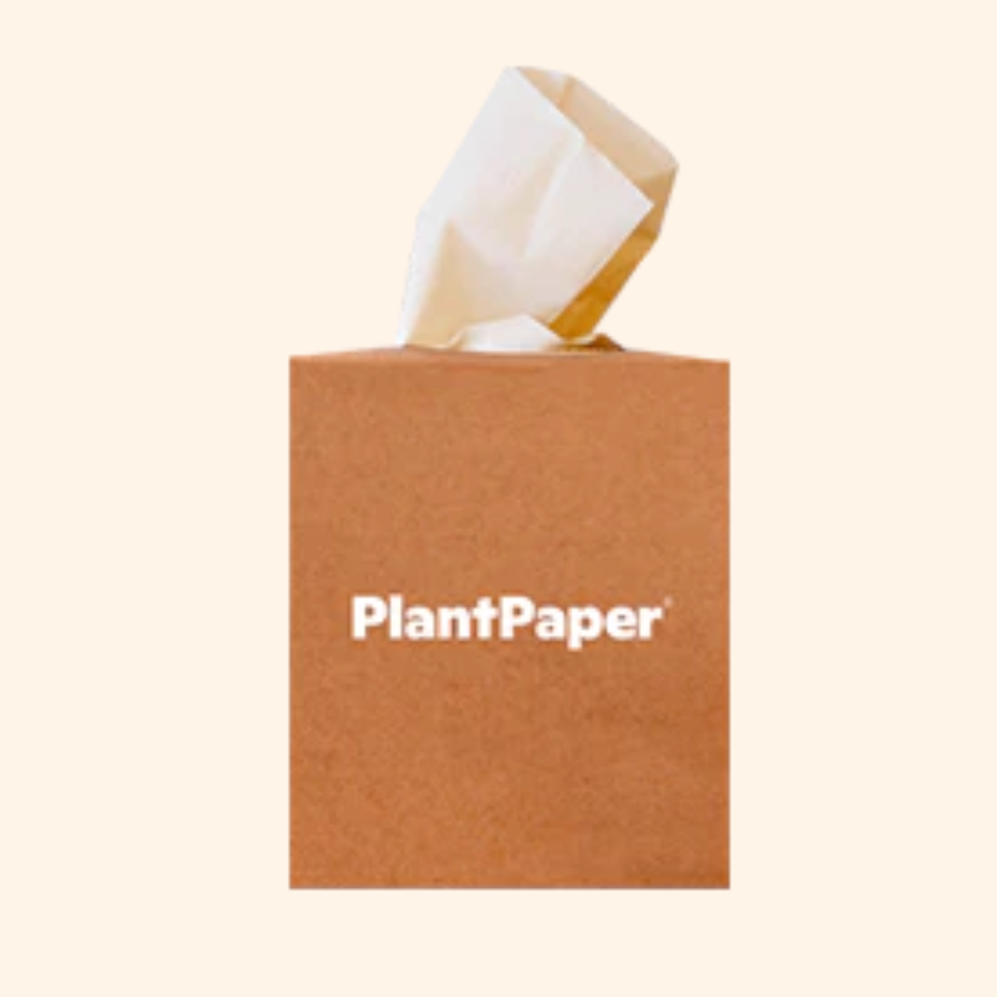 bamboo tissue box plant paper