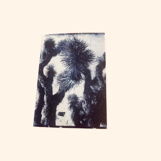 greeting card cyanotype