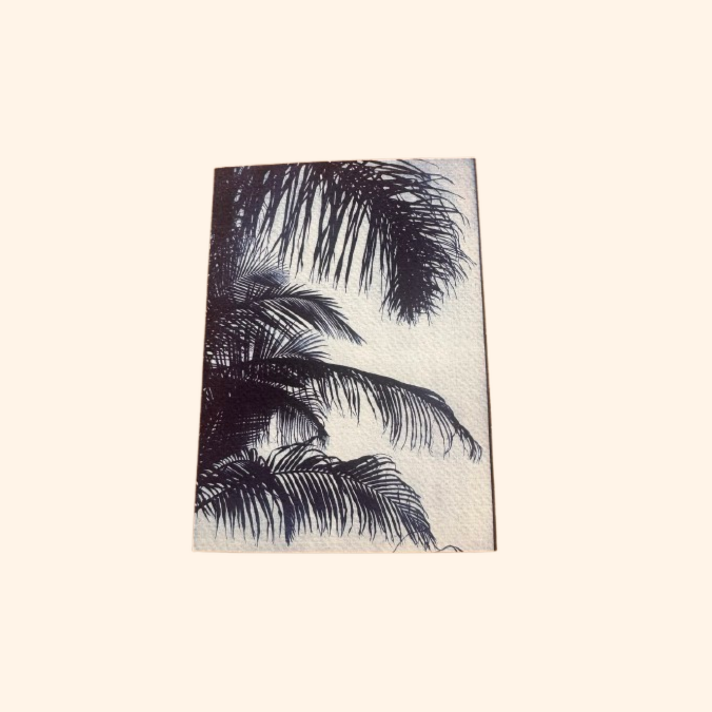 greeting card cyanotype