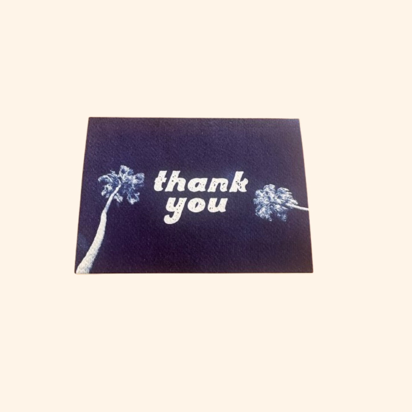 greeting card cyanotype