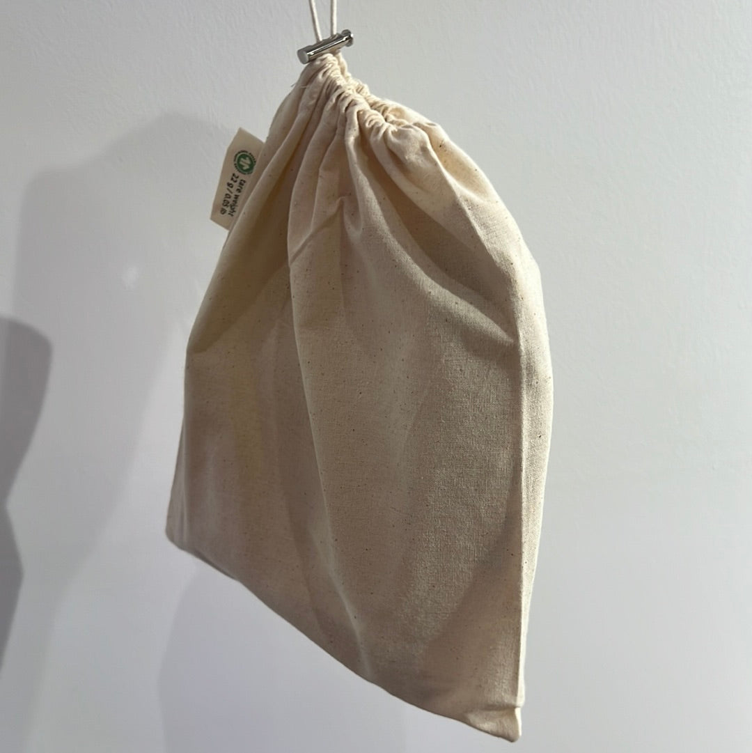 set of 4 organic muslin bags