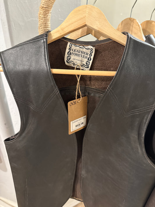leather vest