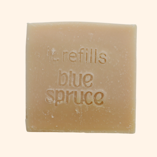 blue spruce soap bar