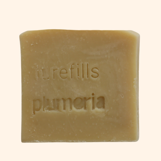 plumeria soap bar